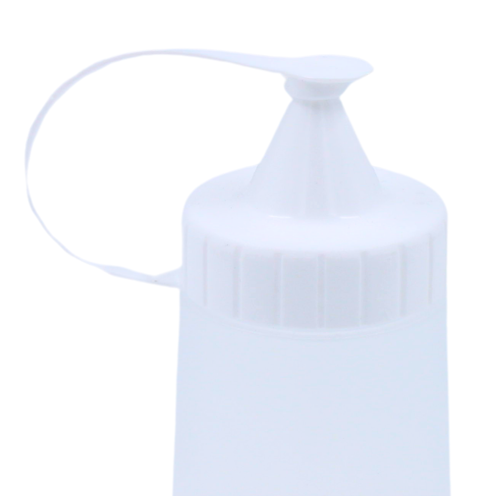 Salsero 300 Ml Tapa Blanca De Plastico Kitchen Pro Mod. Pt-0043