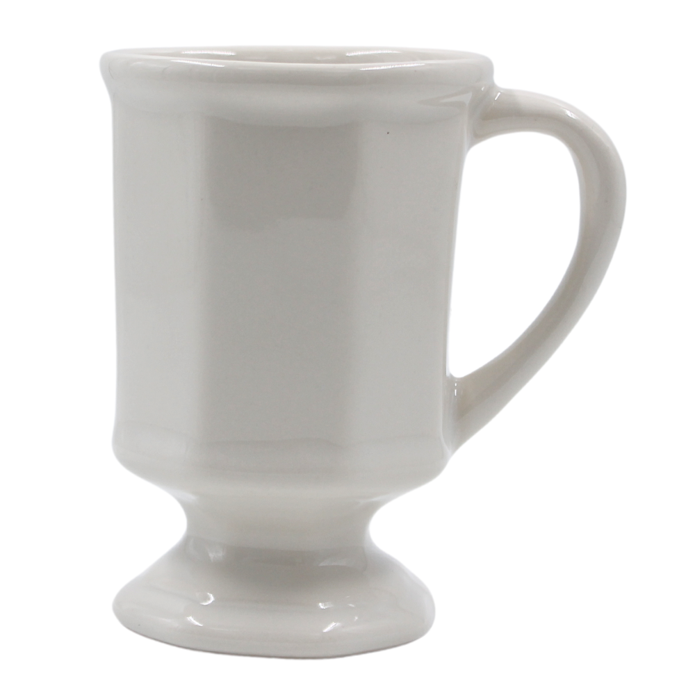 Taza con pie 9 onzas blanco