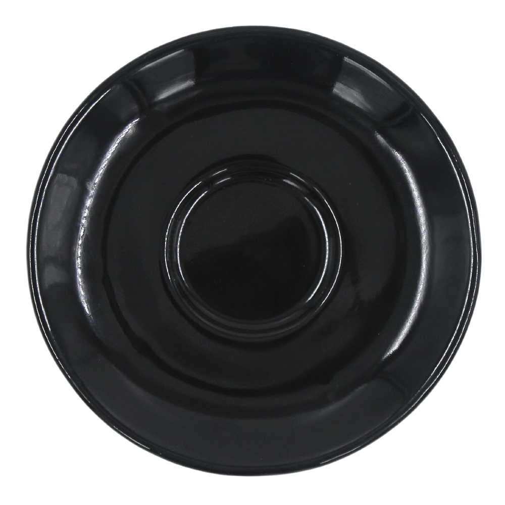 Plato para taza barista 13 cm Negro