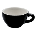 Taza Barista para Espresso 3 onzas Negro Mate con blanco