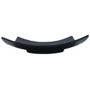 Plato cuadrado 18 cm Melamina Jet Black