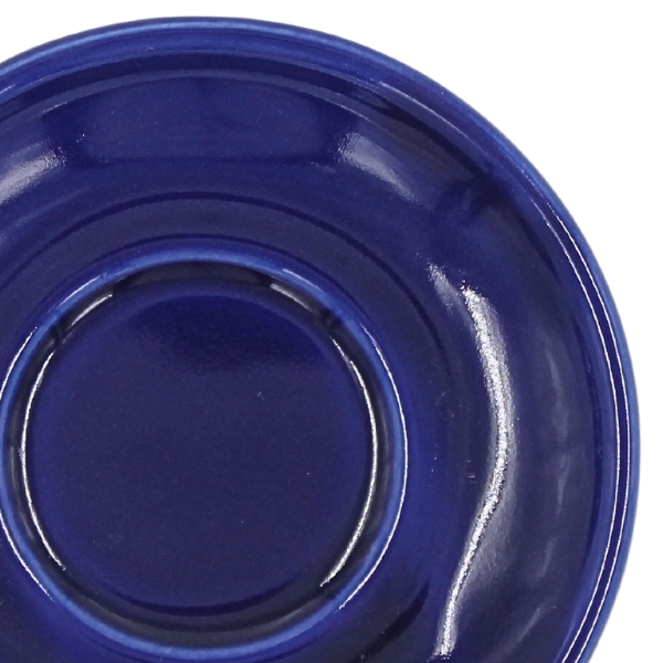 Plato para taza expreso apilable Azul Cobalto