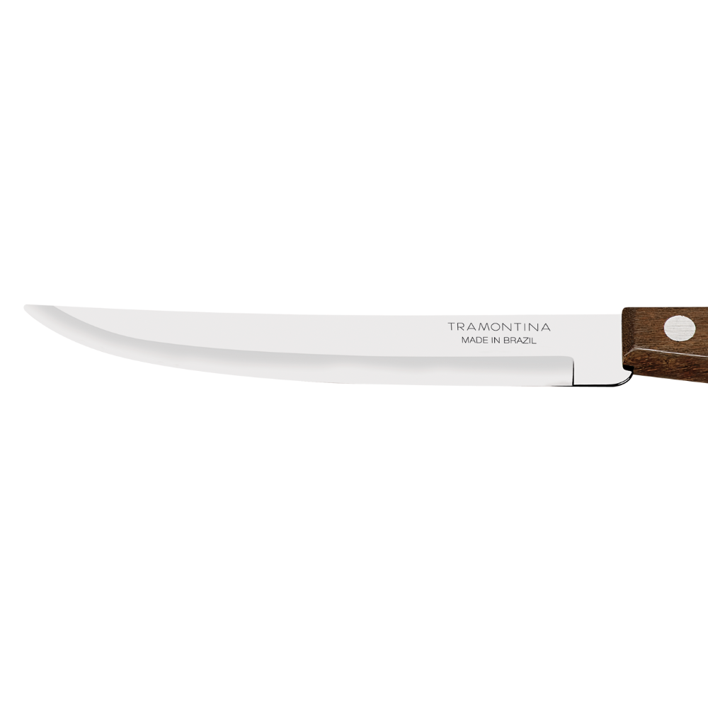 Cuchillo para barbacoa o frutas 5 pulgadas Tramontina mango madera