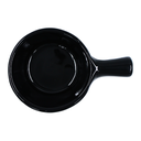 Tazon de Sopa con Asa 10 oz Negro