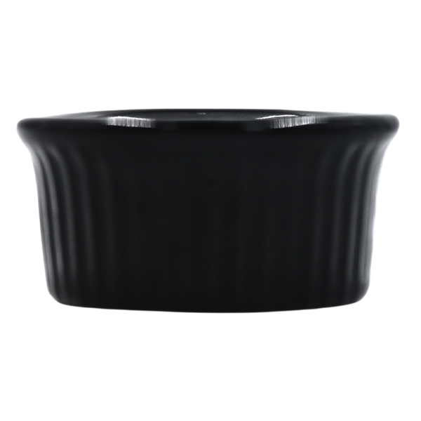 Ramekin Estriado 2 oz Negro