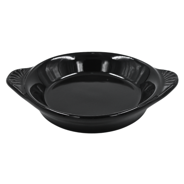 Plato Huevo Fallido 6 oz Negro