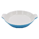 Plato Para Pasta Hondo 16 Oz. Azul Oceano / Blanco