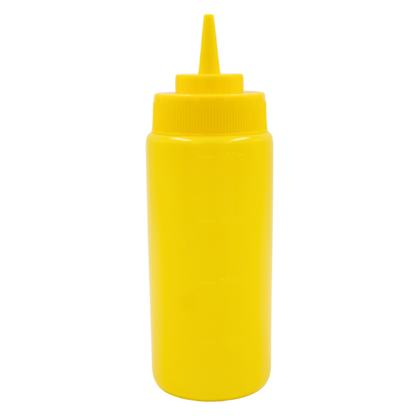   Recipiente Para Aderezo Amarillo 16 Oz@