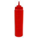   Recipiente Para Aderezo Rojo 24 Oz@