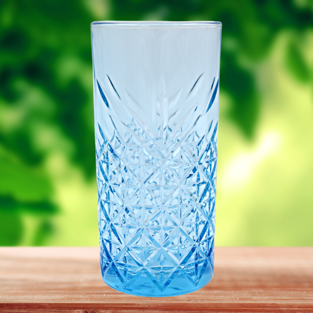 Vaso de vidrio Timeless 450 ml Azul Cristaglass