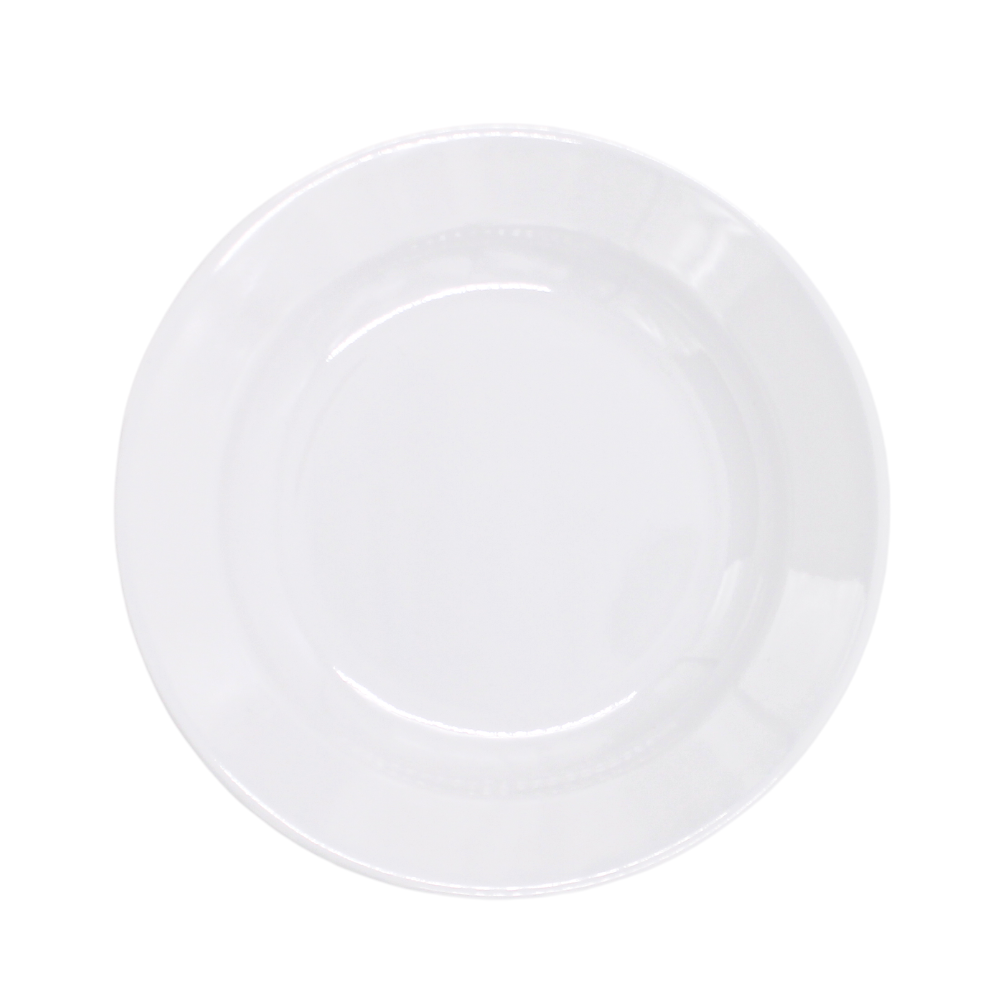 Plato trinche 9 pulgadas melamina blanca Horeca Tavola