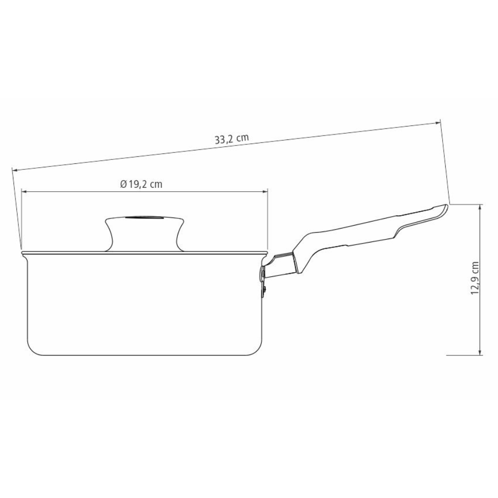 Olla alta 18 cm Tramontina Formia