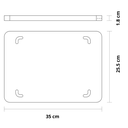 Mx Grill Rectangular 35x25x1,8 Tramontina@