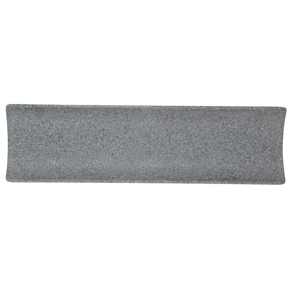 Bandeja Canoa 44 cm melamina Gray Granite