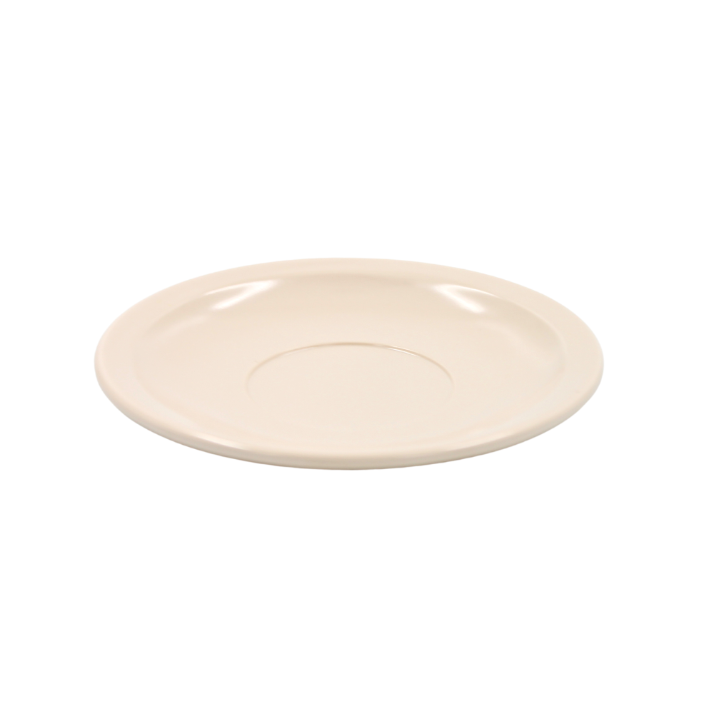 Plato para taza 5.5 pulgadas 14 cm melamina beige