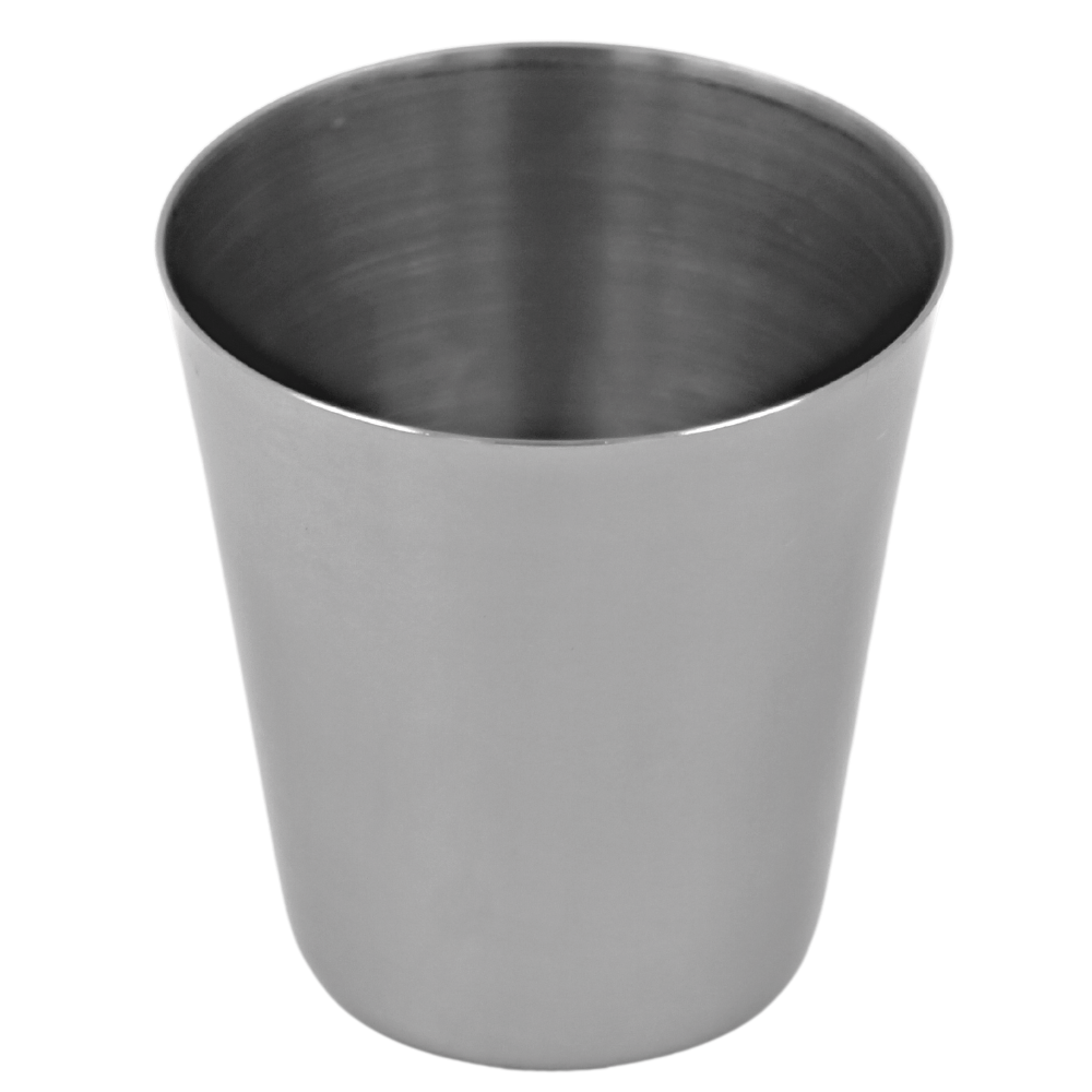 Vaso cónico 300 ml no. 1 acero inoxidable 430 Pam