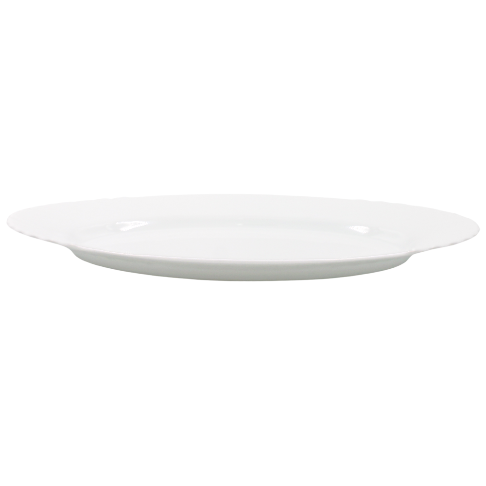 Plato oval de vidrio 36 cm Bormioli (BAJA)