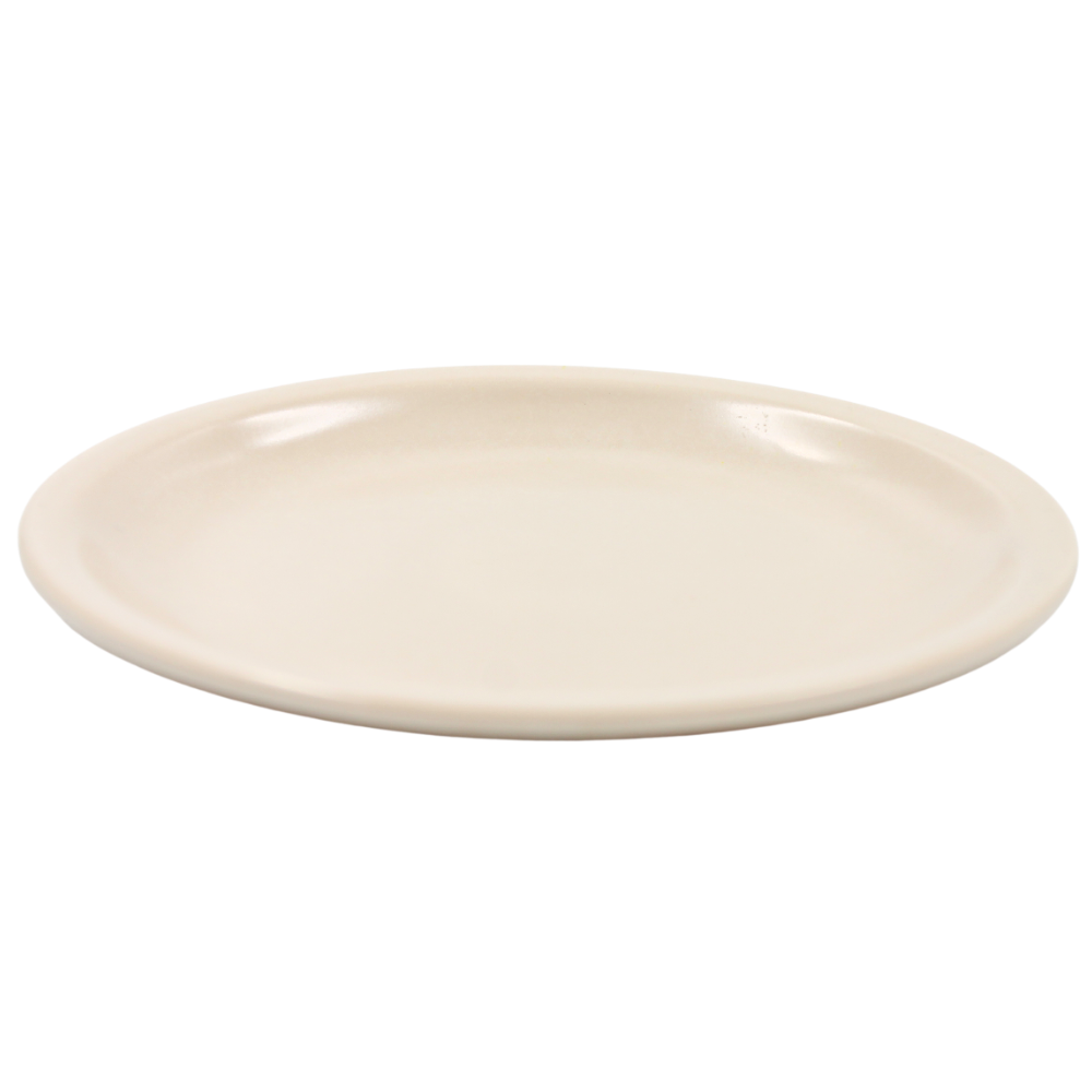 Plato extendido 6.5 &quot; (16.5 cm) melamina beige