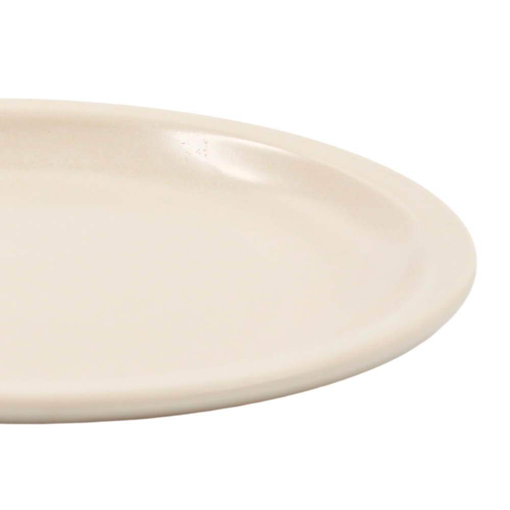 Plato extendido 6.5 &quot; (16.5 cm) melamina beige