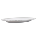 Plato oval 14&quot; 36 cm melamina Premium Elegantza Gris