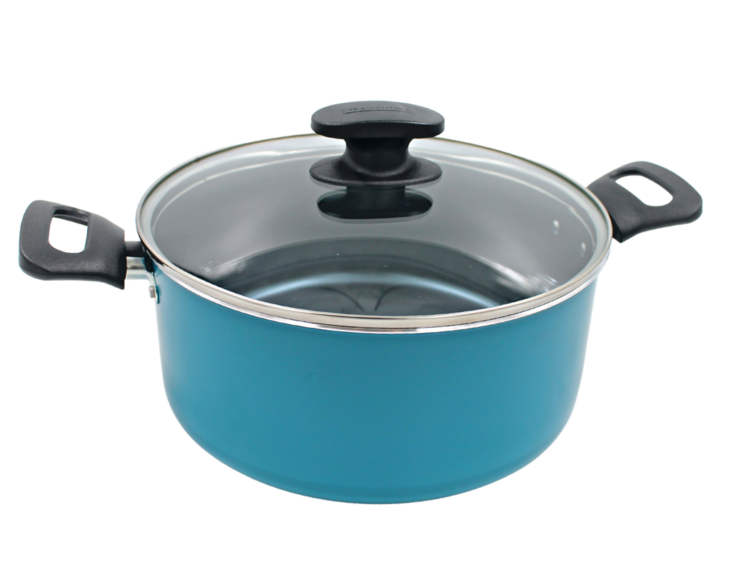 Batería de cocina 9 piezas Loreto Azul Tramontina