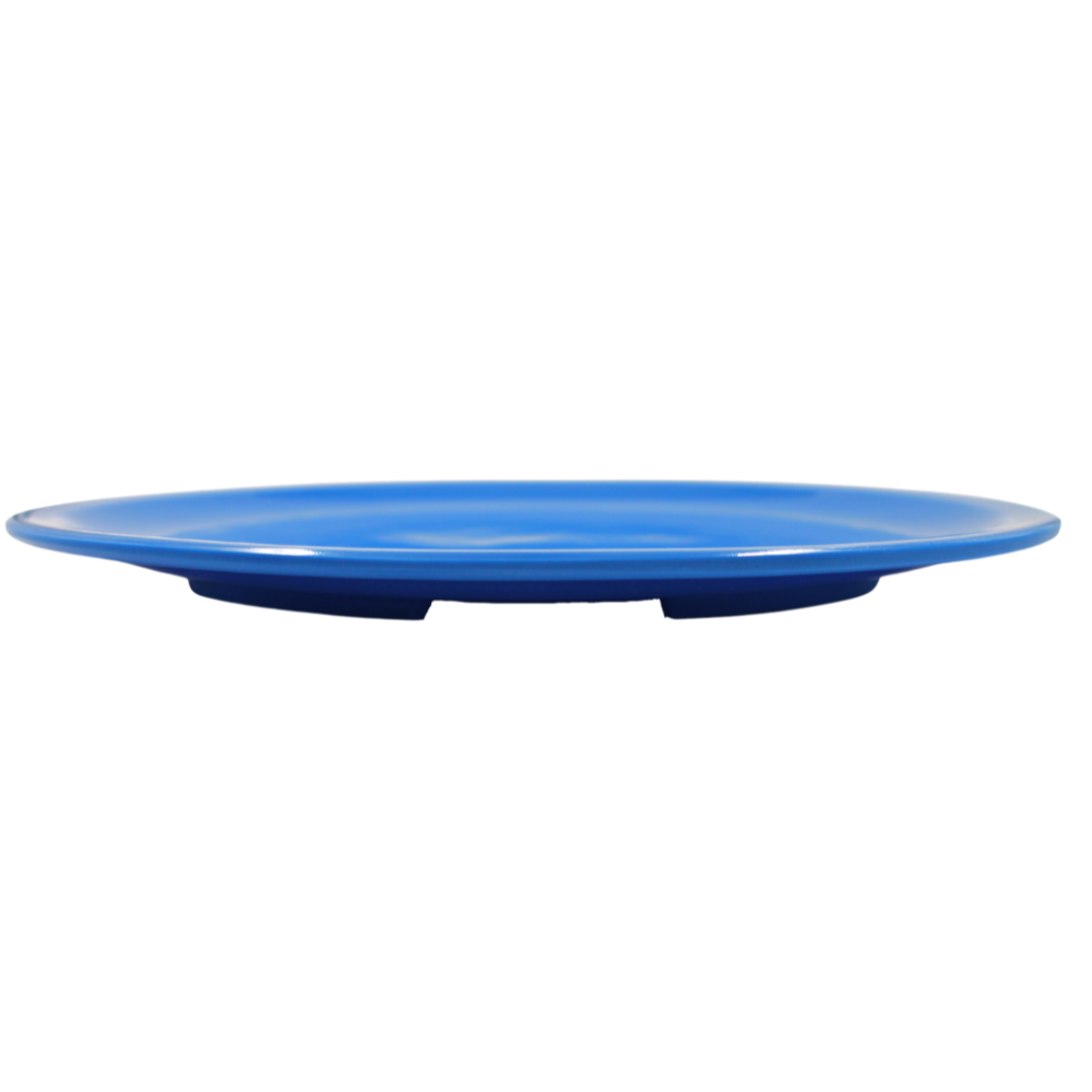 Plato trinche extendido 10&quot; 25 cm melamina azul