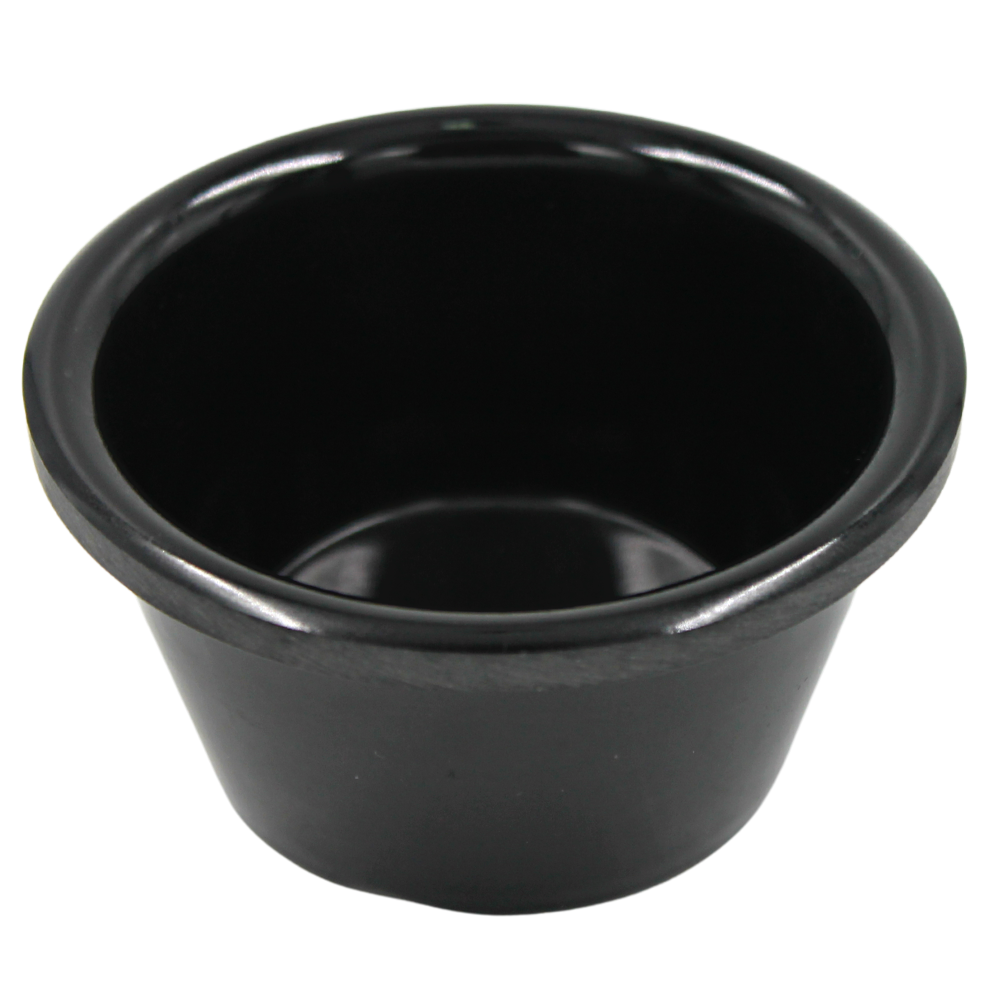 Ramekin negro 4 onzas melamina