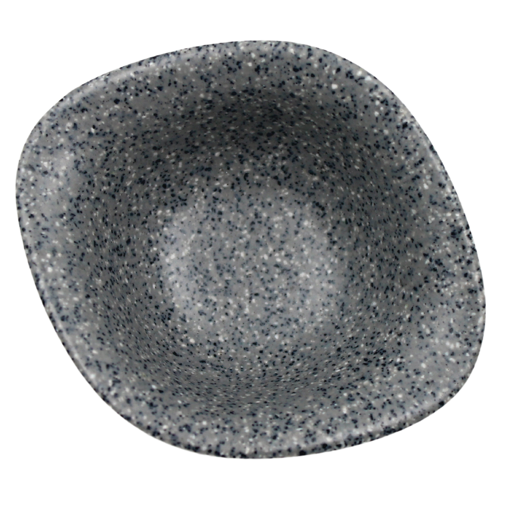 Platito cónico 9 cm melamina Gray Granite