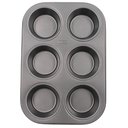 Molde para hornear 6 muffin Press