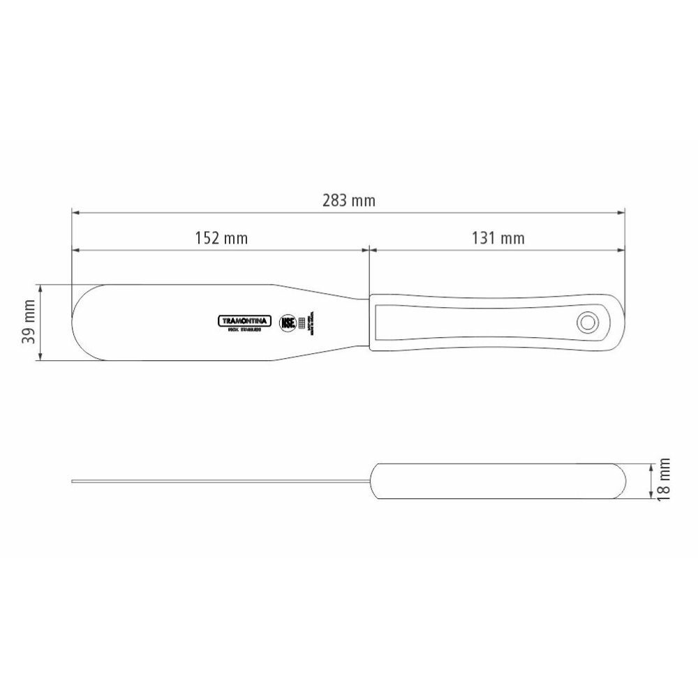 Espátula para Pastelería 6 pulgadas Tramontina
