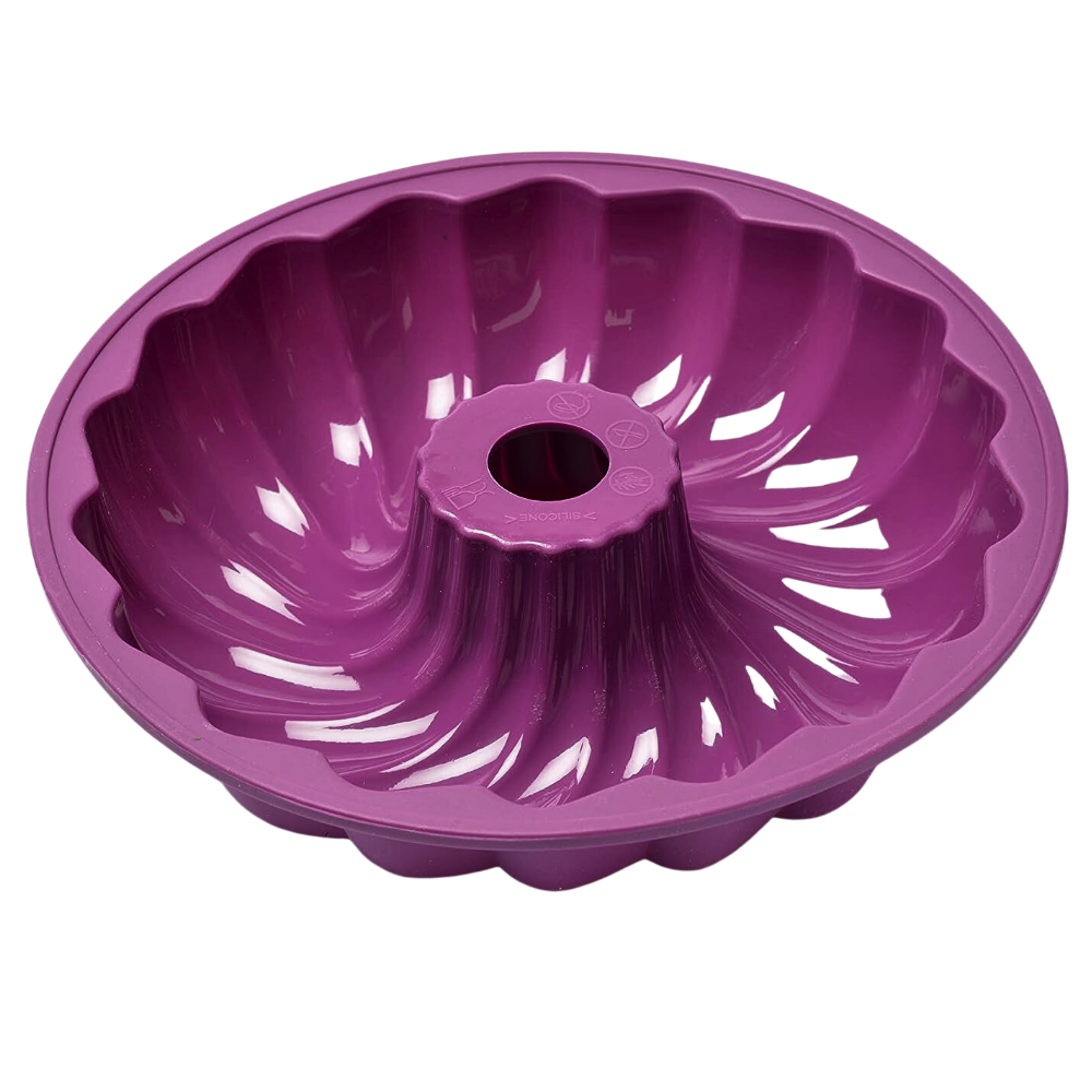 Molde de silicón ondulado 25 cm Morado Press