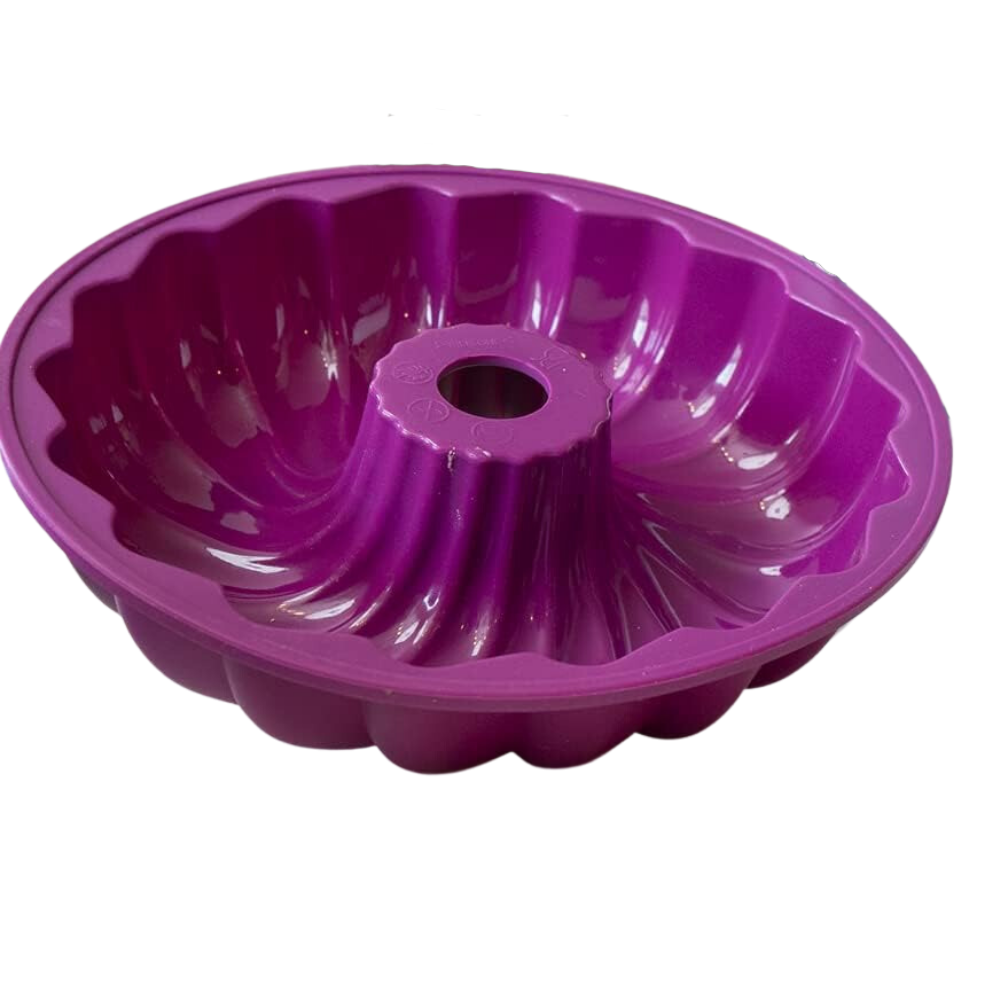 Molde de silicón ondulado 25 cm Morado Press