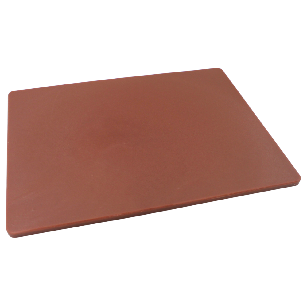 Tabla Para Picar De Plastico Cafe 50X38X1.27 Cm / 15&quot;X20&quot;X1/2&quot;@