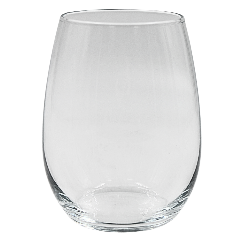 Vaso de vidrio Amber Stemless 440 ml para vino Cristaglass