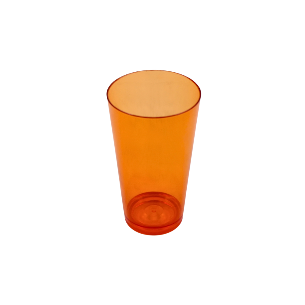 Vaso universal de polipropileno naranja 18 onzas