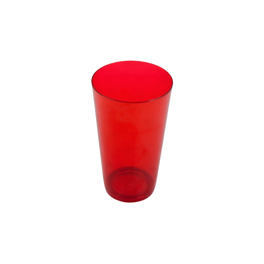 Vaso universal de polipropileno rojo 18 onzas