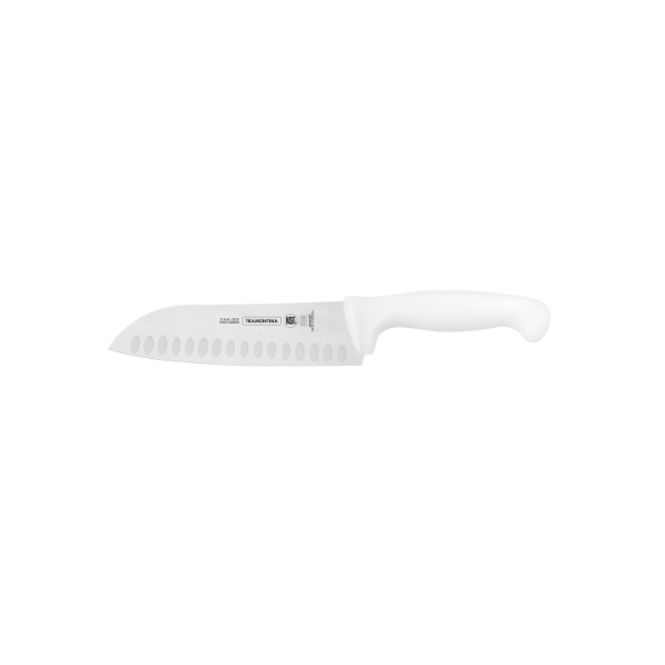 Cuchillo Santoku 7&quot; Tramontina Profesional blanco