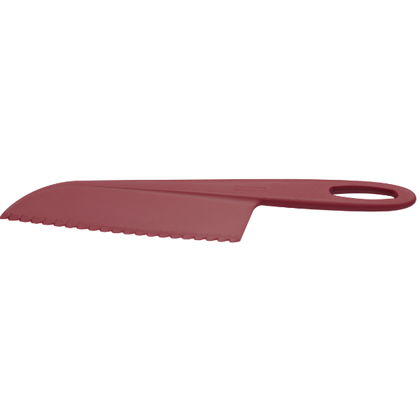 Cuchillo para pastel Tramontina Ability Nylon Rojo