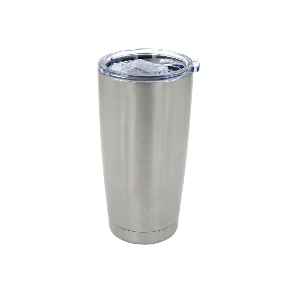 Vaso térmico 20 onzas 590 ml acero inoxidable gris Travessa