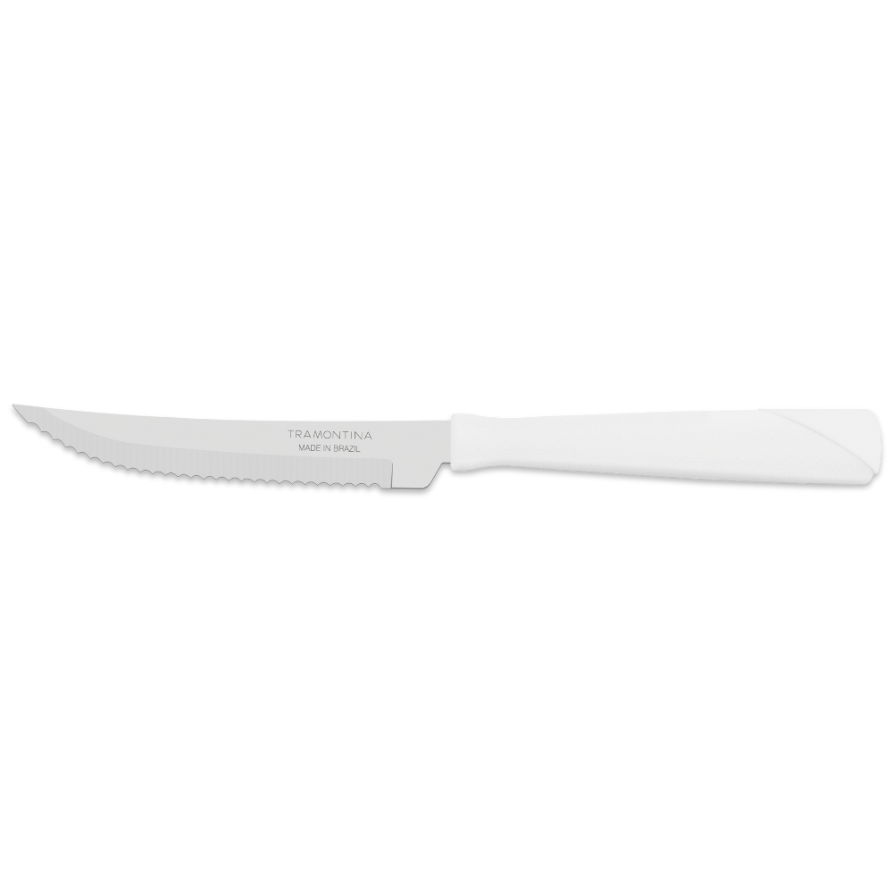 Cuchillo para asado 4 pulgadas New Kolor Blanco Tramontina