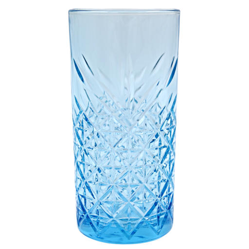 Vaso de vidrio Timeless HB 450 ml Azul Pasabache