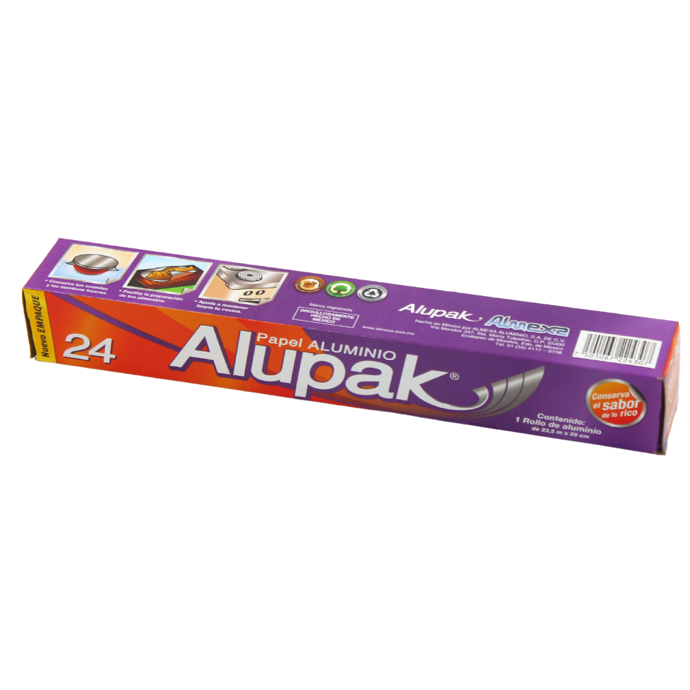 Rollo de papel aluminio Alupak 23.5 m(BAJA)