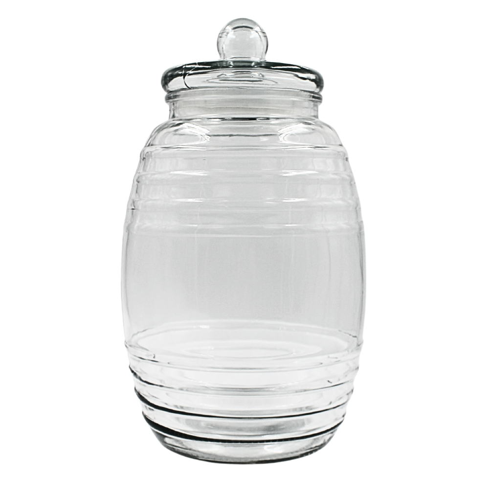 Vitrolero de vidrio 5 litros con tapa@