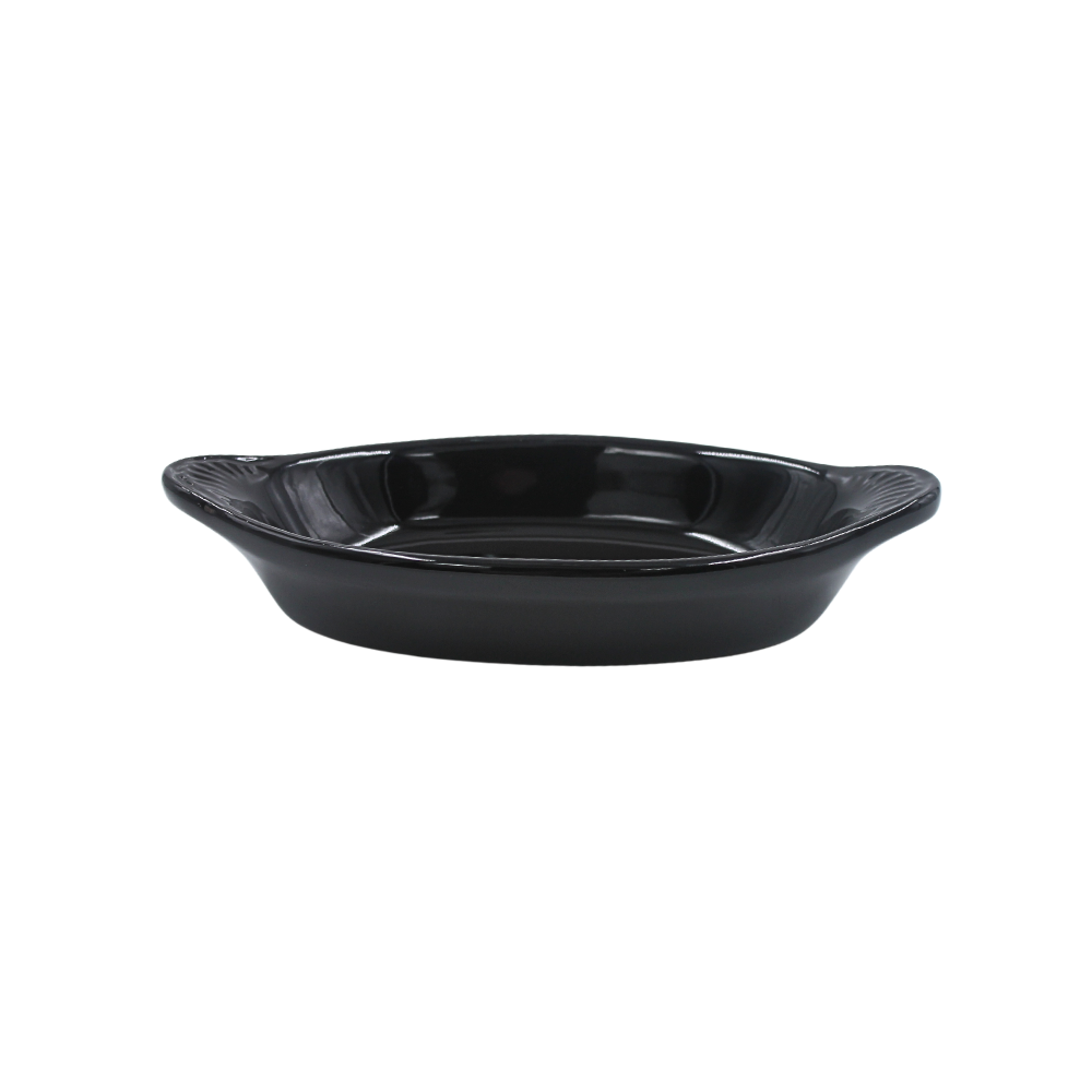 Plato Gales con relieve negro brillante 8 onzas Rarebit