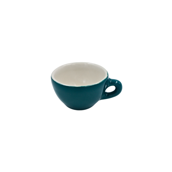 Taza Barista Espresso 3 onzas Azul claro/Blanco 10 cm