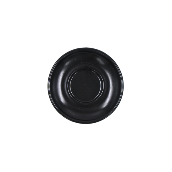 Plato Expreso Apilable Negro Mate 11.5 cm