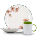 Vajilla de porcelana Anfora Sakura 9 piezas