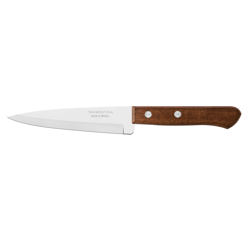 Cuchillo pescadero de cocina 5 pulgadas Tramontina Dynamic mango de madera