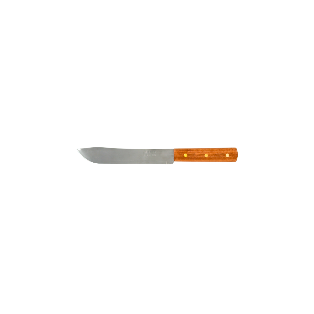 Cuchillo de cocina con mango de madera 8&quot;