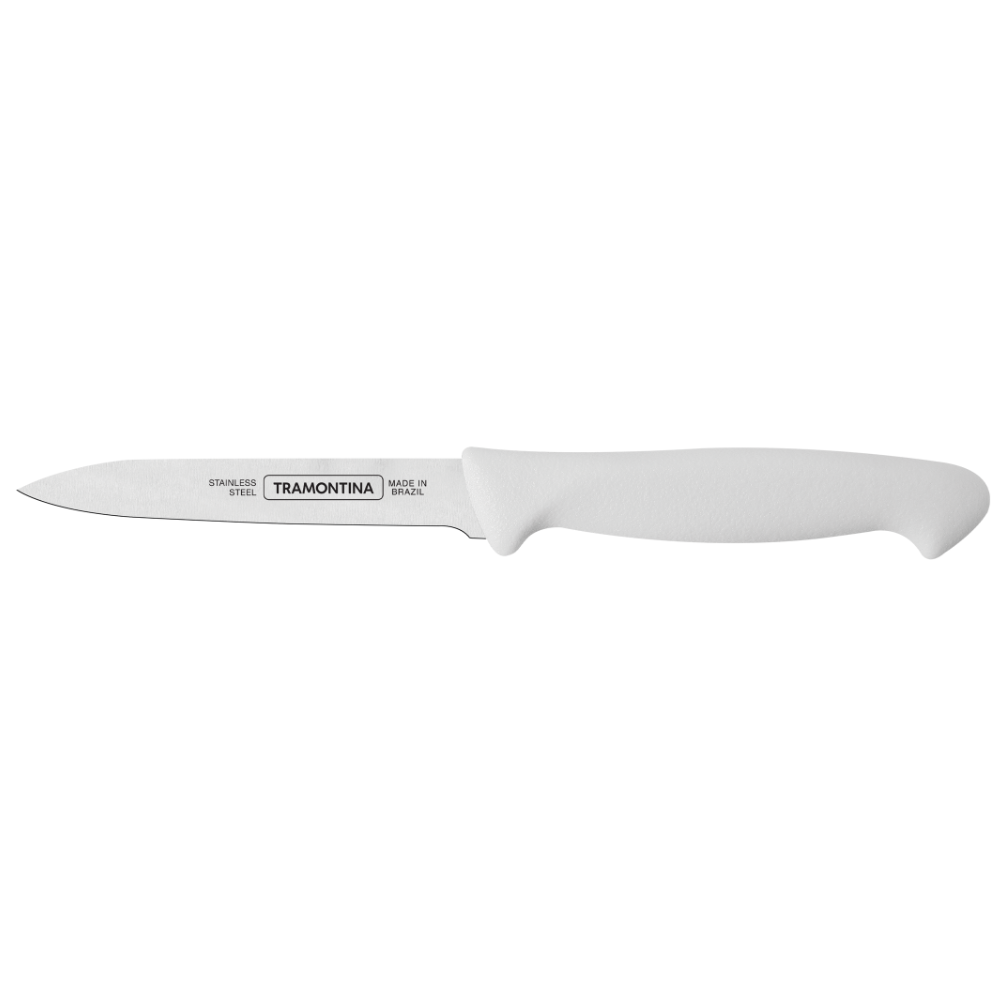 Cuchillo para legumbres 4 pulgadas Tramontina Premium blanco